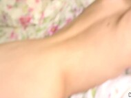 Naughty student practices dirty anal sex instead of studying and gets cum on her sexy tummy 11