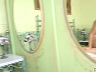 Naughty student practices dirty anal sex instead of studying and gets cum on her sexy tummy 5
