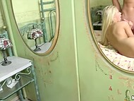 Naughty student practices dirty anal sex instead of studying and gets cum on her sexy tummy 9