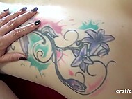 Amateur lesbian cuties melt with fantastic sensations during pleasant erotic massage from their girlfriends 11