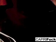Lascivious blonde Capri Cavanni uses Hitachi and fingers to please her girlfriend and has her pussy toyed too 11