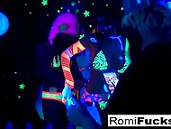 Dani Daniels and her gorgeous girlfriend show each other their big tits and shamelessly lick wet clits 9