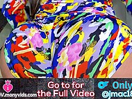 Experienced dark-haired MILF offers POV blowjob and shows her juicy booty for a great fuck in doggystyle 5