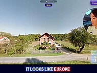 Amateur teen brunette plays a video game and gradually gets naked as losing the levels on camera 4