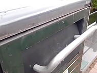 Amateur teen brunette plays a video game and gradually gets naked as losing the levels on camera 9