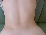 The guy borrowed cash to his cute girlfriend and asked to use her sweet pussy for amateur POV instead 7