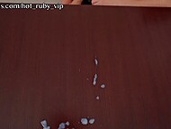 Gorgeous maid in uniform services hard dick, allowing him to enter the tight ass and then the sweet mouth 11