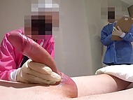 Caring doctor came to check the patient’s condition after the cock operation and did it using her her vagina 6