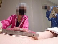 Caring doctor came to check the patient’s condition after the cock operation and did it using her her vagina 7