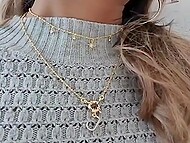 Winsome French hottie comes to her man’s place to suck his cock and spits cum on her boobs after fucking 4