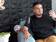 Sultry curvaceous Latina adores blowing cocks and gets down to sucking some guy’s pecker in the studio 11