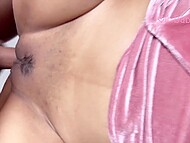 Redhead chick gets horny feeling her bpyfriend fingers in tight pussy before crazy doggystyle fucking 7