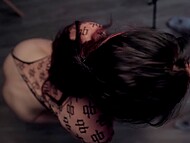 Skinny bitch in bodysuit gets sperm in her tight asshole after amateur anal fucking in doggystyle 10