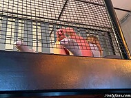 The guy catches his hot roommate masturbating and joins her to drill her snatch till creampie in POV 4