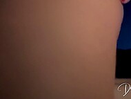 Hot blonde with perfect tits enjoys taking her man’s enormous dick into her mouth and vagina in POV 7