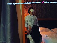 Slutty Asian teacher came to give a lesson to the guy and seduced him on oral foreplay and good fucking 6