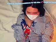 Slutty Asian teacher came to give a lesson to the guy and seduced him on oral foreplay and good fucking 9