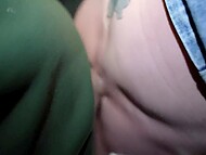 Drunk chick showed a toy in her ass and brought horny dude to have great sex on the landing 8