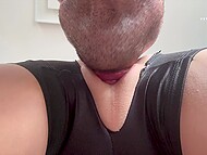 Blonde in a police uniform enjoys cunnilingus and gets creampie after passionate sex in POV 8