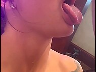 Dazzling Spanish babe Susy Gala mounts her man’s meaty tool and slides her vagina on it non-stop 9