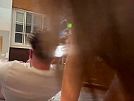 Big-titted MILF gives head and has her pussy licked and banged by the male till she starts squirting 5