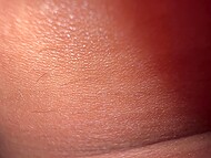 Having lowered her panties, drunk MILF applies a toy, that simulates cunnilingus, to her wet pussy 5