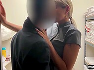 White maid couldn’t refuse two black guys and took their huge cocks into all holes at the same time 7