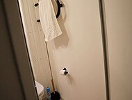 Horny man roughly fucks the ass and pussy of a young girlfriend, filling her pretty face with sperm 11