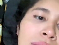 Aroused Asian dude licked and sucked nipples of his nude GF before shoving his XXX tool into her anus 6