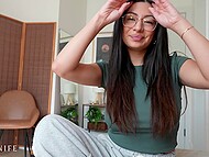 Stress relief with the alluring Jak Knife and his busty stepsister, Cami Strella. 4