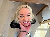 Shameless wench was caught masturbating by her boss and had her cunny used by him to the fullest 8