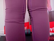 Shameless cutie shows everything she can do during a hot porn casting in doggystyle position 4