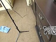 Cute brunette with a nose piercing wants to pass the porn casting successfully, so she diligently sucks dick and fucks 9