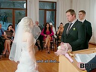 Bride got nervous before the wedding and had sex with another dude while the groom stood and looked on 4