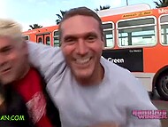 Porno Dan indulges in a steamy encounter with a fan, showcasing his prowess alongside Sara Jay. 5