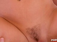 Alyssa Reece showcases her flexibility and passion as she indulges in a steamy encounter. 5
