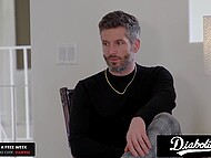 Busty London River surprises her lover by taking control and riding him passionately. 7