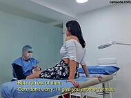 Martina Smith playfully entices her physician, leading to an unexpected intimate encounter. 4