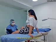 Martina Smith playfully entices her physician, leading to an unexpected intimate encounter. 5