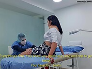 Martina Smith playfully entices her physician, leading to an unexpected intimate encounter. 6