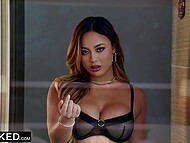 Kazumi captivates Anton with her daring and alluring presence in a thrilling encounter. 4