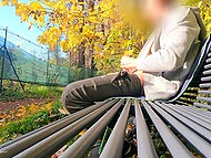 GentlyPerv's public display in the park entices a willing milf to engage in a tantalizing titty fuck. 8