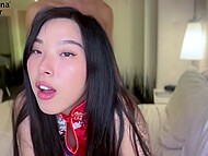 Elle Lee receives a special Lunar New Year gift in a steamy encounter. 10