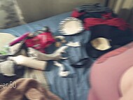 A mature woman entices a young tenant in her basement in the video by Sexover50. 9