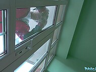 Sex for cash with a stranger while her BF waits 10