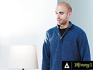 Robby Echo receives a sneaky handjob from stepmom Reagan Foxx during a family movie night. 5
