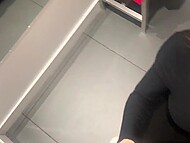 HungryKittty indulged in a daring sex with a sales assistant in the dressing room. 6