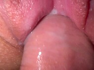 Close-up fuck teen stepsister's delightful creamy pussy 8