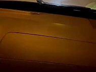 Hey_lubelle gives an exceptional performance as a hot brunette giving a public blowjob outside a car to a friend. 9