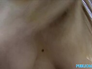 Stella Cox showcases her ample natural tits and fucked in public 7